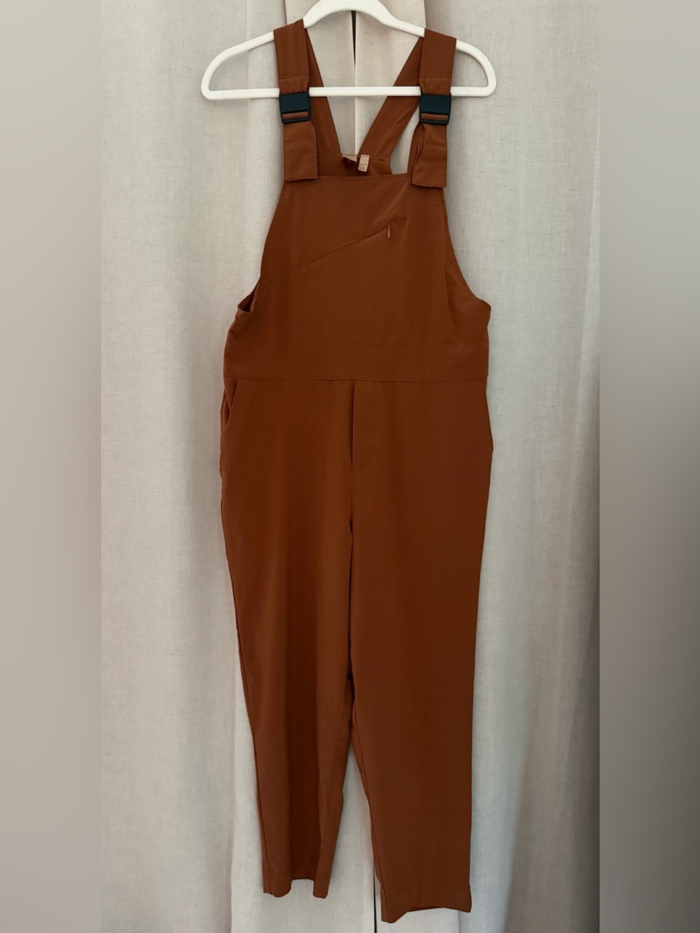 Indyeva Women’s Overalls Hiking Jumpsuit in Rust XS